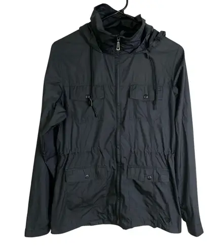 Mountain Hardwear Benicia Windbreaker Jacket Womens Small Black Outdoors Utility