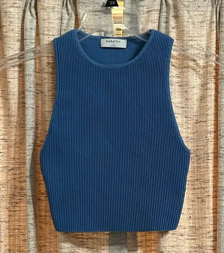 Babaton Rory Sculpt Knit Racer Cropped Tank