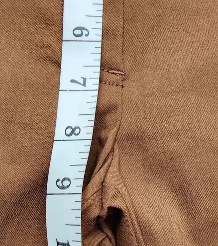 Ruby Rd . Cognac pull on tech twill pants size 8p