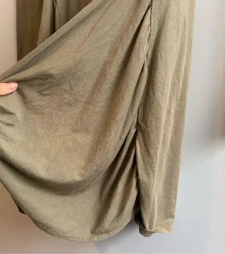 Michael Stars NWT Faux Wrap Tie Waist Long Sleeve Tee Dress Size Large