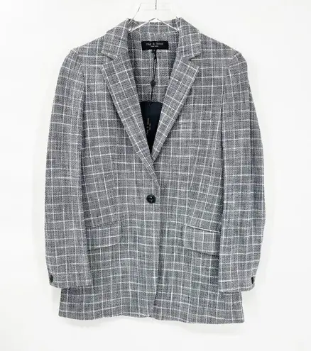 Rag and Bone NWT  Deconstructed Ames Relaxed Fit Tweed Blazer 0