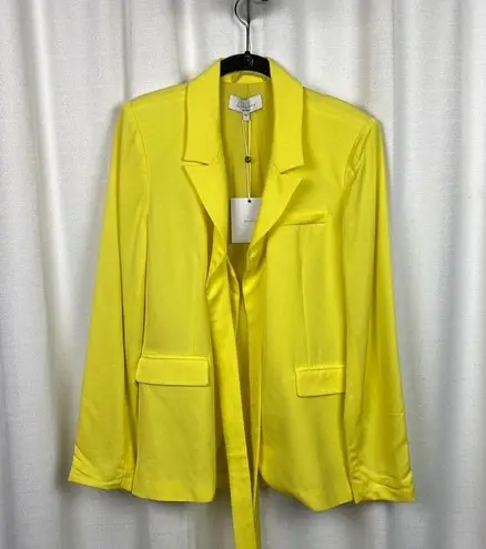 L'Academie Revolve L’academie Yellow Tie Waist The Maggy Blazer Sz.S NWT