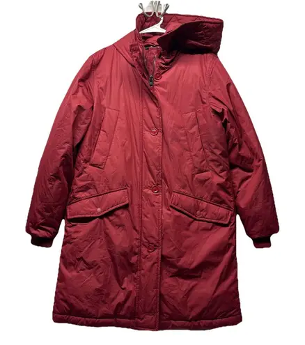 Marc O Polo Women’s Red Puffer Jacket Parka Down Coat Size 36 US Medium