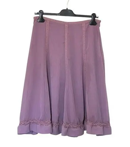 Apostrophe Lilac Midi A-Line Skirt