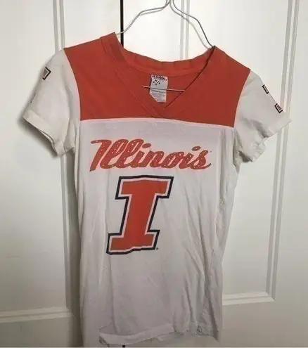 Creative Apparel Illinois Fighting Illini woman’s size small bling fitted T-shirt