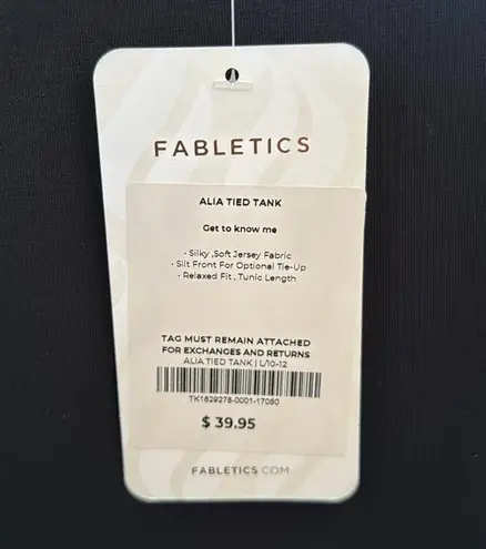 Fabletics Alia Tied Tank Size Large