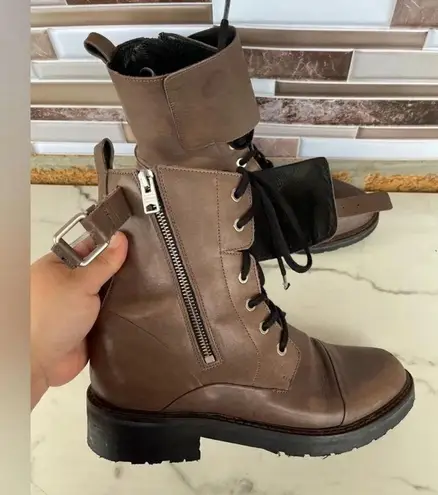 ALLSAINTS Daria Cuffed Combat Boot 39/8.5