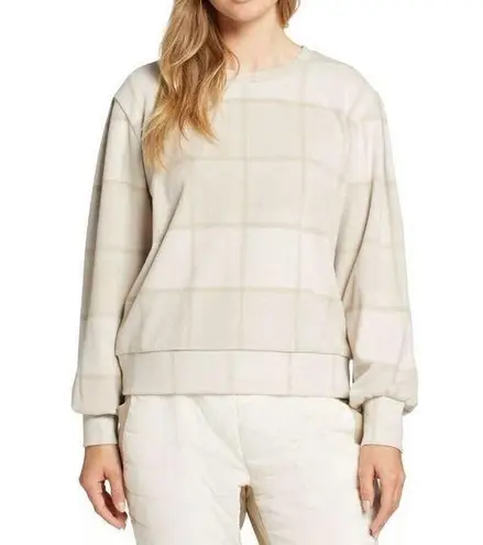 Alpine Design Relaxed Fit Crewneck Tan & Cream Sweater Large