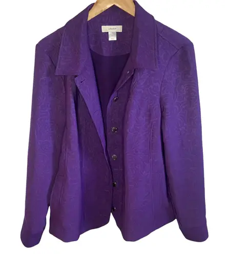 cj banks purple corduroy jacket