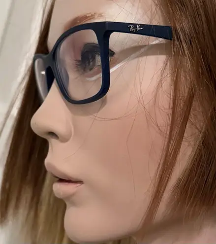 Ray-Ban  RB 7047 5450 56-17 Matte Navy Rx Unisex Eyeglasses