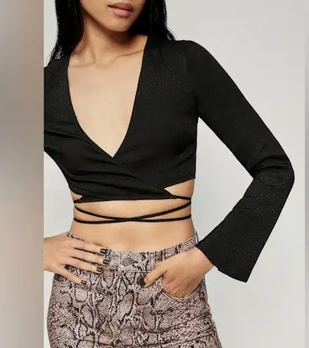 Reformation NWT Ginger Top - Black - 4