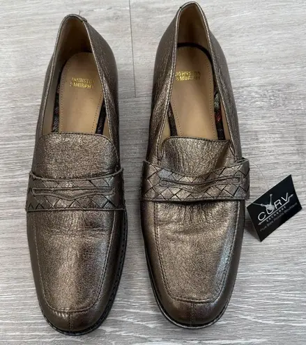 Johnston & Murphy Woven Detail Loafers - Size 9