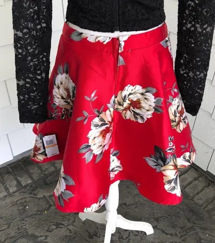 City Studio Women's Black/Red Top/Skirt Two Piece Mix & Match Set sz Jr's 3
