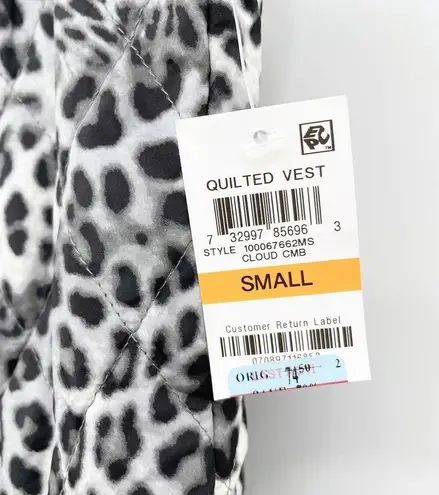 Charter Club Leopard Quilted Vest