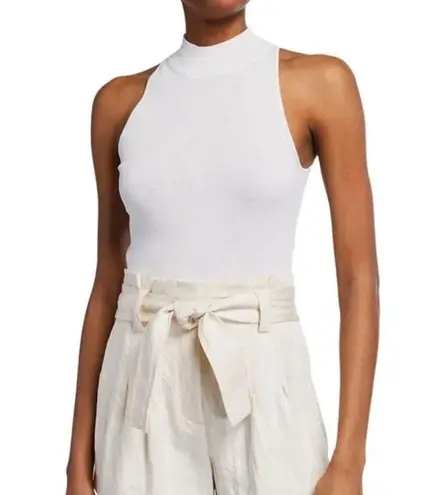 ALC Frank NWT A.L.C. | Large | $170 Payton White Airy Knit High Ribbed Neck Sleeveless Top