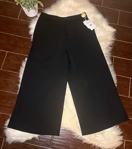 Lena Gabrielle black side gold button dress culottes sz 10 - Image 1