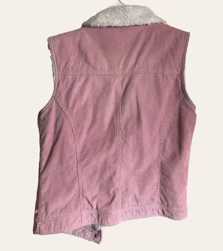 Kali Wear Pink Corduroy Vest Size Large