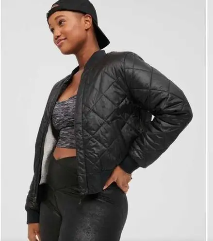 American Eagle aerie OFFLINE By Sherpa Lined Puffer Bomber Jacket