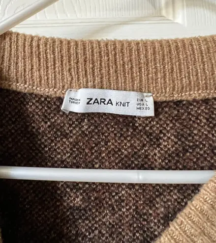 ZARA Leopard Sweater-Large