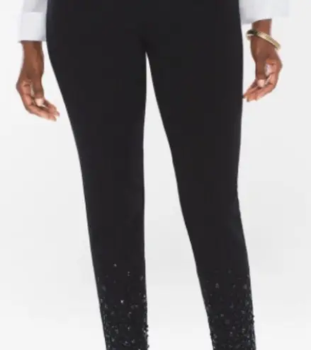Chico's Chico’s So Slimming Juliet Embellished-Hem
Ankle Pants