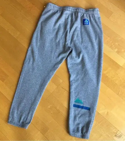 Brooklyn Cloth āProceed With Cautionā Smiley Face Sweatpants, Gray, Size XL