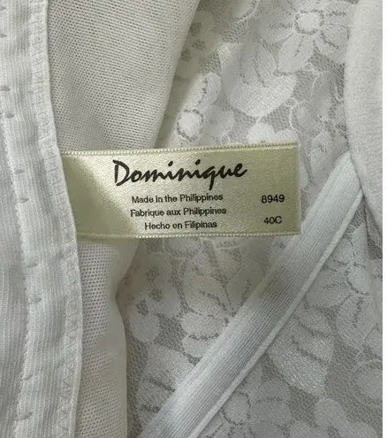 Dominique Colette Underwire Strapless Bustier 8949 White Size 40C