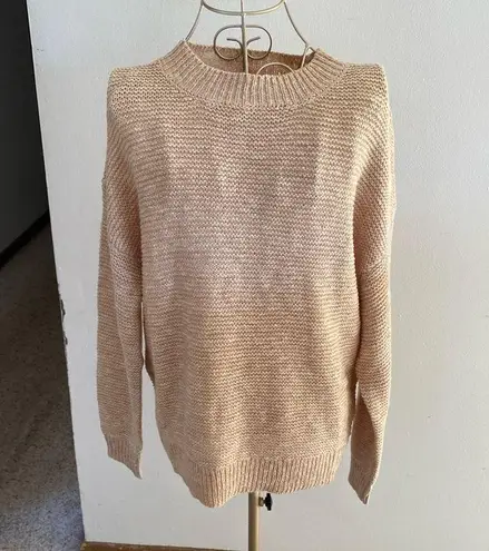 Lush Clothing Lush taupe sweater S 50% cotton