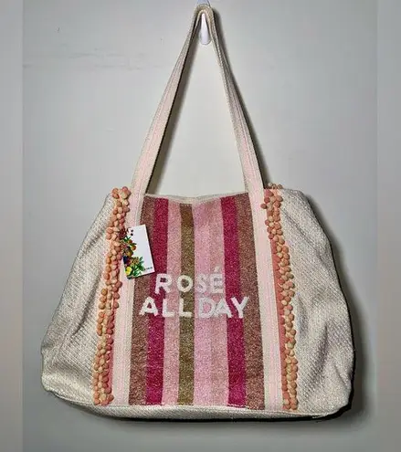 NWT AMERICA & BEYOND Beaded Beach Tote