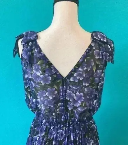 The Kooples Hortensia Maxi Dress Purple Hydrangea in size small
