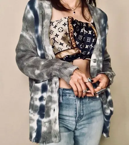 Young Fabulous and Broke tie dye cardigan Multiple Size M 40 73 Off Retail New With Tags From Claire