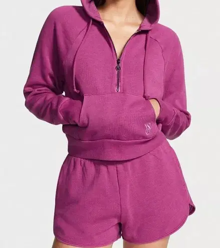 Victoria's Secret Victoria’s Secret Lounge Cropped Hoodie (L) & Sweatshort Set (M) Raspberry Pink