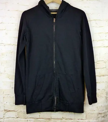 Bad Spirit Massimo Sabbadin Skull Hoodie Womens L Black Crossbones Sequins Italy Size L