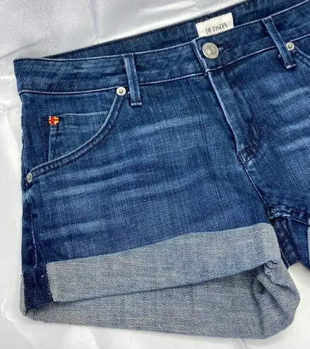 Hudson Jeans High Waisted Denim Jean Shorts Size 27