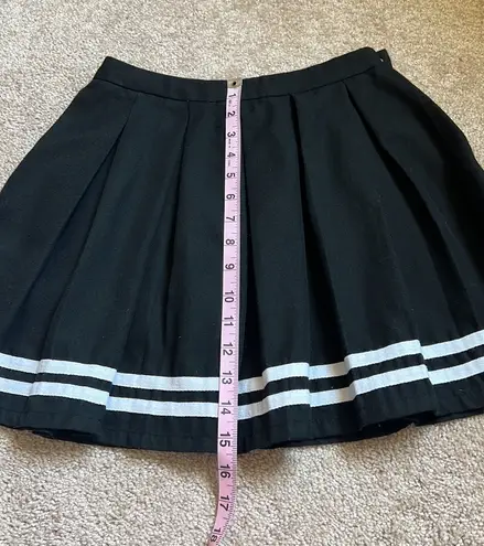 Hot Topic Black Pleated Cheer Skirt  Size XS