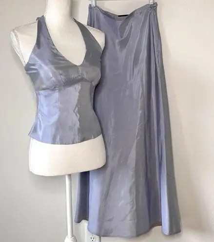 Vintage two piece skirt and corset set Purple Size 2