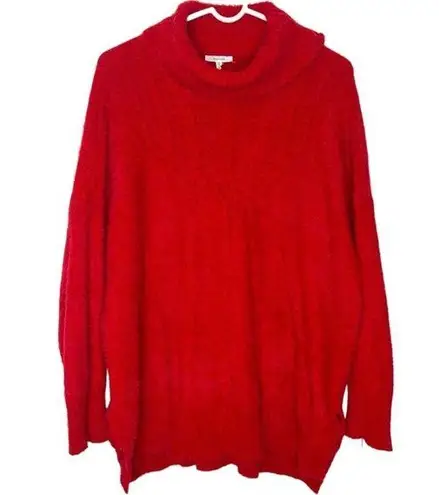 Maurice's Maurice’s Red Cowl Neck Pullover Knit Sweater