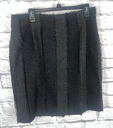 Richard Malcom Frayed Aline Dark Academia Career Work Lined Skirt Size 12