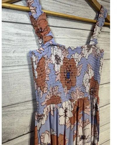 Aritzia Wilfred Chianti Jumpsuit Floral Sleeveless Crop Wide Leg Purple SIZE S