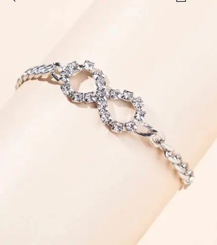 infinity Rhinestone  Bracelet