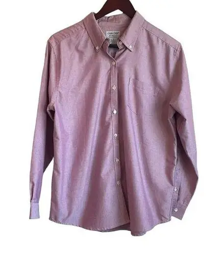 Cabin creek  Women Top Size 10 Purple Wrinkle Free Casual Workwear