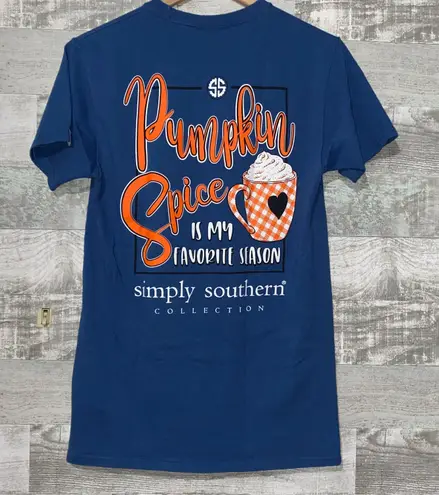 Simply Southern Pumpkin Spice Season Tee Shirt SMALL