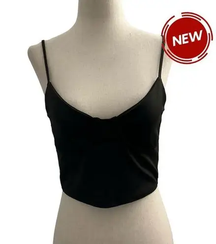 21 Saints Black Crop Top Womens Regular NWT (36