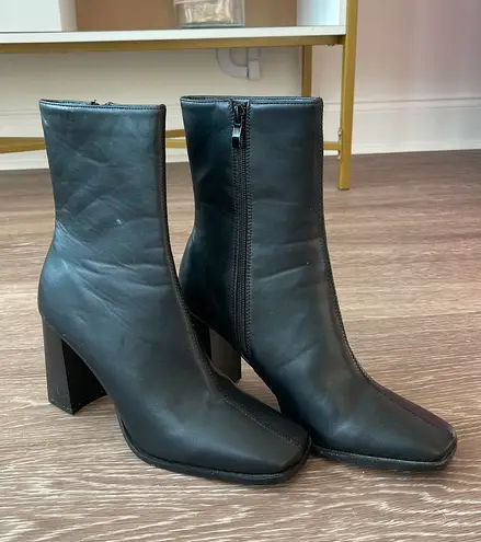 Black Booties Size 7