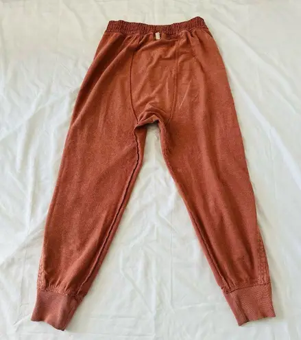 Free People Movement ★ Mountain High Cable Crochet Joggers - Dark Rose ★