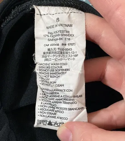 Saucony black Scooter athletic Capri run dry leggings size S