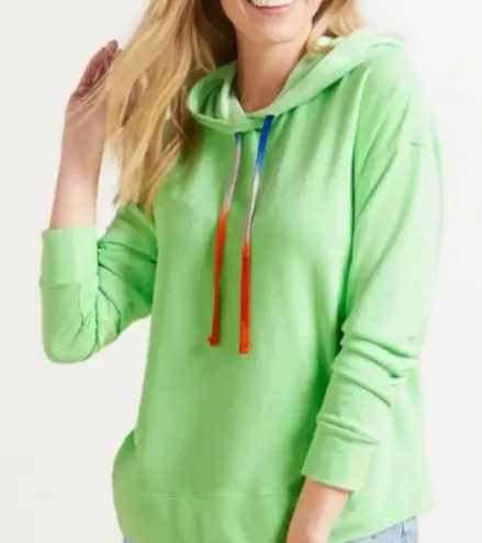 Sundry Lime Green Hooded Sweatshirt - Size - 0