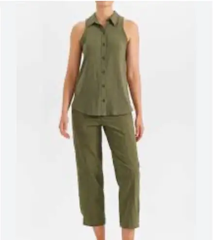 Anatomie Women's Elise Top | Moss Green. Size L. MSRP $168 Green Size L