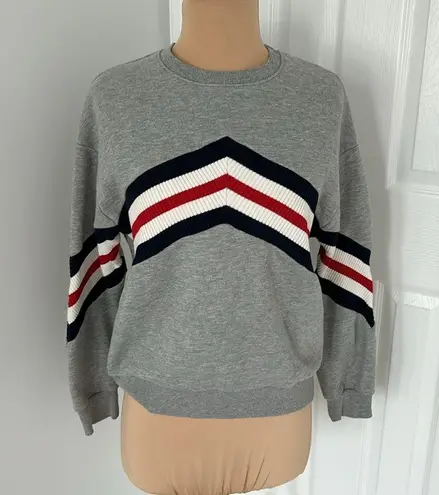 Mango  Sweatshirt Sweater Patriotic Striped