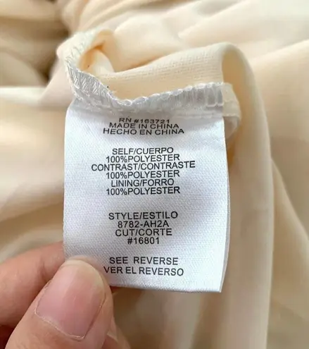 NEW City Studio Floral Dot Corset Maxi Gown in Light Yellow Size undefined