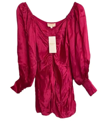 Rococo  Sand x Revolve Poppy Mini Dress Magenta XS